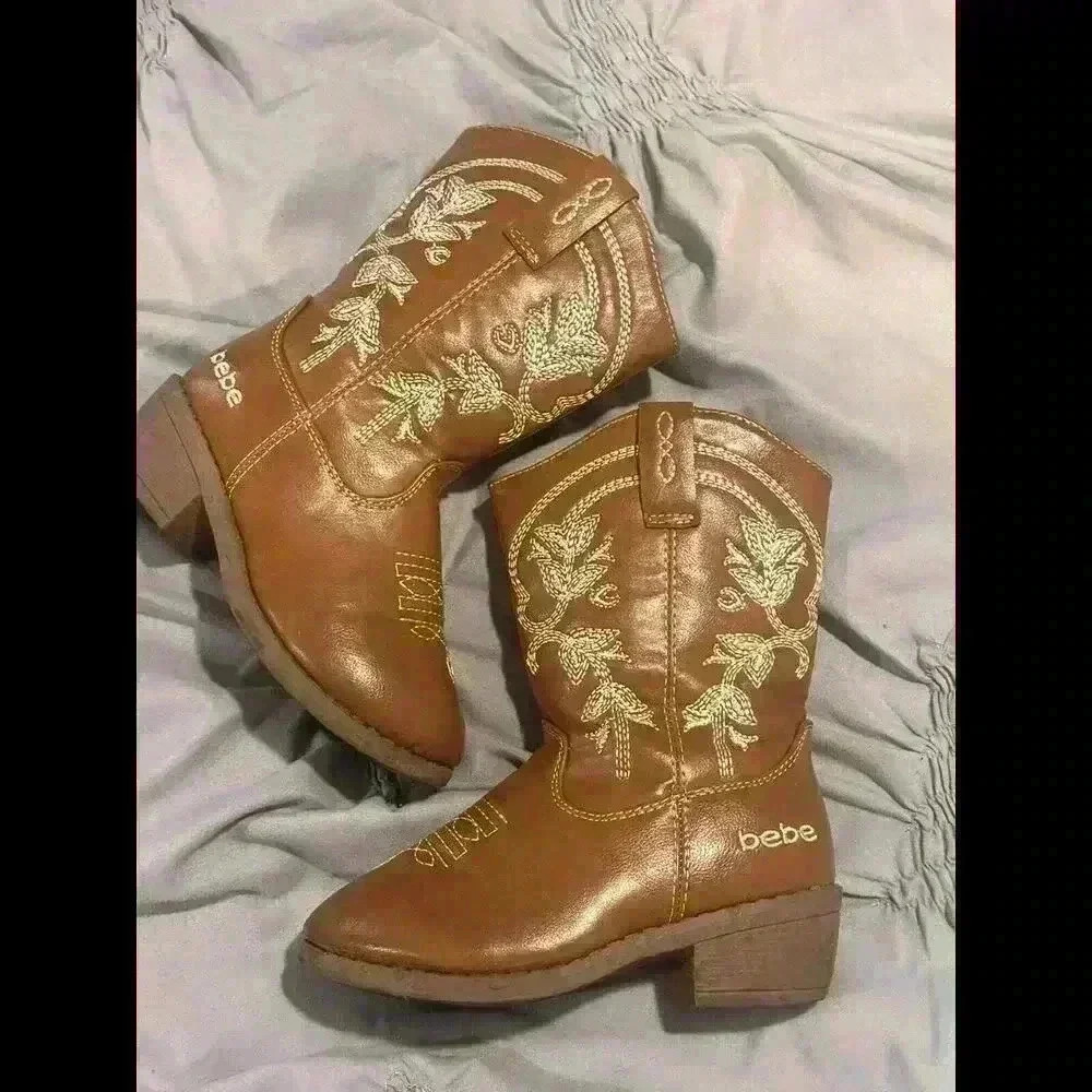 Bebe Cowgirl Boots – Classic Western Cowboy Boots sz 8